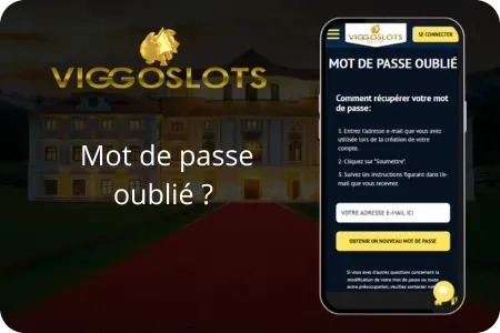 Mot de passe oublié