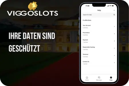 Viggoslots Casino Datenschutz – sichere Verwaltung persönlicher Daten im Hilfemenü