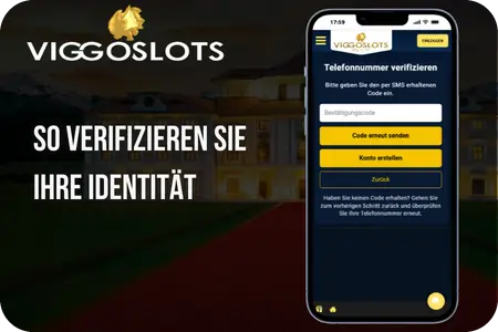 Viggoslots Casino Identitätsprüfung – Telefonnummer verifizieren per SMS-Code